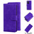 For Xiaomi Mi 11T Pro / Mi 11T Skin Feel Pure Color Flip Leather Phone Case(Purple)
