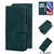 For Xiaomi Redmi K40 / K40 Pro / Poco F3 Skin Feel Pure Color Flip Leather Phone Case(Green)