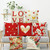 2 PCS Love Couple Valentine Day Gift Linen Pillowcase Car Sofa Cushion, Without Pillow Core, Size: 45x45cm(R-PQL003)