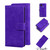 For Infinix Smart HD 2021 X612 Skin Feel Pure Color Flip Leather Phone Case(Purple)