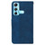 For Infinix Hot 11 X662 Geometric Embossed Leather Phone Case(Blue)