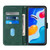 For Infinix Note 11S Crossbody 3D Embossed Flip Leather Phone Case(Dark Green)