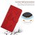 For ZTE Blade A71 Skin Feel Butterfly Peony Embossed Leather Phone Case(Red)