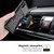 For iPhone XR Glitter Magnetic Card Bag Phone Case(Black)