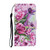 For Samsung Galaxy S22 Ultra 5G Coloured Drawing Pattern Leather Phone Case(Rose Butterfly)