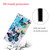 For Samsung Galaxy S22+ 5G Coloured Drawing Pattern Leather Phone Case(Purple Butterfly)