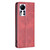 For Infinix Hot 11s/Hot 11T Prismatic Invisible Magnetic Leather Phone Case(Red)