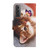 For Samsung Galaxy S22+ 5G Painted Pattern Horizontal Flip Leather Phone Case(Butterfly Cat)