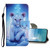 For Xiaomi Redmi 10C Colored Drawing Pattern Flip Leather Case(Little Leopard)