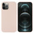 For iPhone 13 Pro Max Shockproof Silicone Magnetic Magsafe Case (Sand Pink)