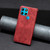 For Infinix Smart 6 Rhombus Texture Magnetic Leather Phone Case(Red)