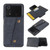 For Xiaomi Poco M4 Pro 4G Double Buckle PU + TPU Shockproof Magnetic Phone Case(Blue)