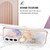 For Samsung Galaxy S22+ 5G Electroplating IMD TPU Phone Case with Ring(White Marble)