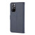 For Xiaomi Redmi Note 11 4G Global/11S Embossed Happy Cat Pattern Leather Phone Case(Blue)