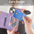 For iPhone 13 Line Card Holder Phone Case(Purple)
