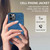 For iPhone 12 Pro Line Card Holder Phone Case(Blue)