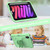 For iPad mini 6 Pure Color PC + Silicone Anti-drop Protective Tablet Case with Butterfly Shape Holder & Pen Slot(Fresh Green)