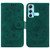 For Infinix Hot 11 X662 Butterfly Rose Embossed Leather Phone Case(Green)