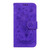 For iPhone 12 Pro Max Butterfly Rose Embossed Leather Phone Case(Purple)
