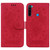 For Xiaomi Redmi Note 8T Butterfly Rose Embossed Leather Phone Case(Red)