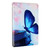 For Huawei MediaPad T3 10 Painted TPU Tablet Case(Blue Butterfly)