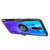 For Xiaomi Redmi K30 Shockproof Transparent TPU + Acrylic Protective Case with Ring Holder(Blue)