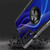 For Xiaomi CC9 Shockproof Transparent TPU + Acrylic Protective Case with Ring Holder(Silver Black)