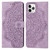 For iPhone 11 Pro Mandala Embossed Flip Leather Phone Case (Purple)