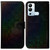 For Infinix Hot 12i Colorful Magnetic Buckle Leather Phone Case(Black)