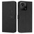 For Xiaomi Redmi 10C Skin Feel Heart Pattern Leather Phone Case(Black)