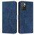 For Xiaomi Redmi 10 Skin Feel Heart Pattern Leather Phone Case(Blue)