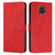 For Xiaomi Redmi Note 9s/Note 9 Pro Skin Feel Heart Pattern Leather Phone Case(Red)