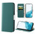 For Samsung Galaxy S22+ 5G Candy Color Litchi Texture Leather Phone Case(Dark Green)