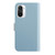 For Xiaomi Redmi K40 Candy Color Litchi Texture Leather Phone Case(Light Blue)