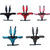 Baby Dining Chair Stroller Safety Strap Five-Point  Type A Version + Fixed Strap + Thick Shoulder Pad + Large Crotch Protector(Red)