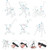 Baby Dining Chair Stroller Safety Strap Five-Point  Type A Version + Fixed Strap + Thick Shoulder Pad + Large Crotch Protector(Red)