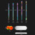 Nail Art Tool Set Smoke Cream Spoon Stainless Steel Steel Push Smoke Oil Spoon, Specification: 6 In 1 Silver