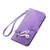 Embossed Flower Shockproof Leather Phone Case For iPhone 8 Plus / 7 Plus(Purple)