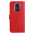 For Xiaomi Redmi Note 9 4G Foreign Version / 10X 4G Embossed Sunflower Leather Phone Case(Red)