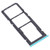 SIM Card Tray + SIM Card Tray + Micro SD Card Tray for Xiaomi Redmi 9T 4G / Redmi Note 9 4G J19S M2010J19SC M2010J19SG M2010J19SY (Green)
