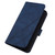 For Xiaomi Redmi Note 11T Pro Crossbody 3D Embossed Flip Leather Phone Case(Blue)