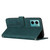 For Xiaomi Redmi Note 11E Skin Feel Heart Pattern Leather Phone Case with Lanyard(Green)