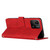 For Xiaomi Redmi 10A Skin Feel Heart Pattern Leather Phone Case with Lanyard(Red)