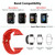 Silicone Watch Band For Apple Watch Ultra 49mm&Watch Ultra 2 49mm / Series 9&8&7 45mm / SE 3&SE 2&6&SE&5&4 44mm / 3&2&1 42mm(Sapphire Blue)