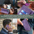 For Xiaomi 12S Ultra RFID Anti-theft Brush Magnetic Leather Phone Case(Purple)