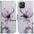 For Infinix Hot 11 2022 Coloured Drawing Leather Phone Case(Magnolia Flower)