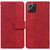 For Infinix Hot 11 2022 Geometric Embossed Leather Phone Case(Red)