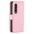 For Samsung Galaxy Z Fold4 Diamond Lattice Wallet Leather Flip Phone Case(Pink)