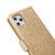 For iPhone 11 Pro Max Glitter Powder Love Leather Phone Case (Gold)