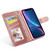 For iPhone XR Glitter Powder Butterfly Leather Phone Case(Rose Gold)